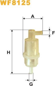 WIX Filters WF8125 - Polttoainesuodatin inparts.fi