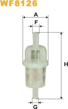 WIX Filters WF8126 - Polttoainesuodatin inparts.fi