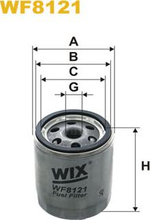 WIX Filters WF8121 - Polttoainesuodatin inparts.fi