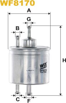 WIX Filters WF8170 - Polttoainesuodatin inparts.fi