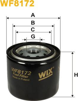 WIX Filters WF8172 - Polttoainesuodatin inparts.fi