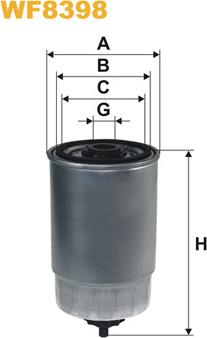 WIX Filters WF8398 - Polttoainesuodatin inparts.fi