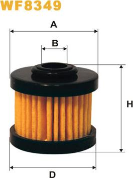 WIX Filters WF8349 - Polttoainesuodatin inparts.fi