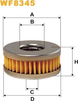 WIX Filters WF8345 - Polttoainesuodatin inparts.fi