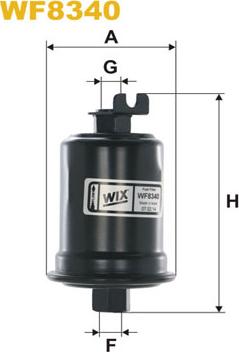 WIX Filters WF8340 - Polttoainesuodatin inparts.fi