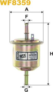 WIX Filters WF8359 - Polttoainesuodatin inparts.fi