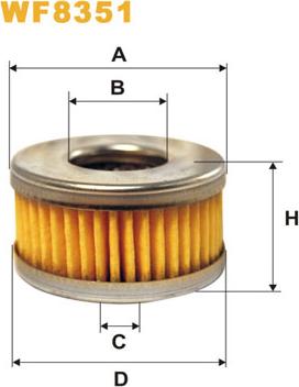 WIX Filters WF8351 - Polttoainesuodatin inparts.fi