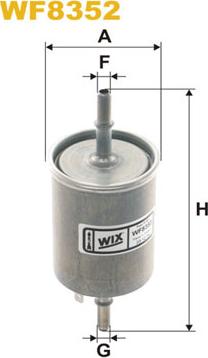 WIX Filters WF8352 - Polttoainesuodatin inparts.fi