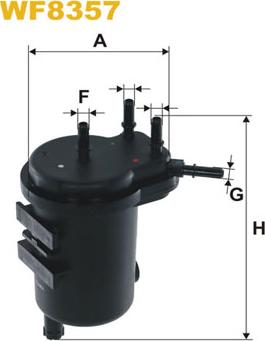 WIX Filters WF8357 - Polttoainesuodatin inparts.fi