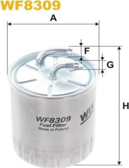 WIX Filters WF8309 - Polttoainesuodatin inparts.fi