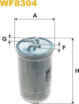 WIX Filters WF8304 - Polttoainesuodatin inparts.fi