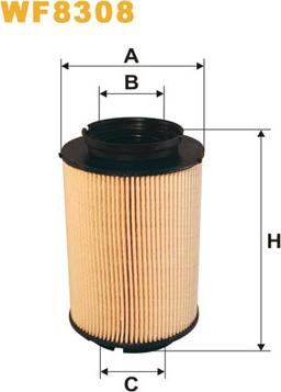 WIX Filters WF8308 - Polttoainesuodatin inparts.fi