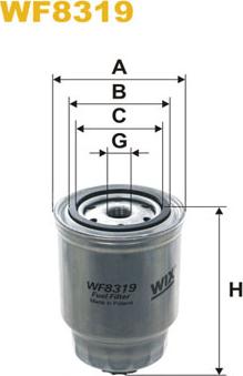 WIX Filters WF8319 - Polttoainesuodatin inparts.fi