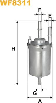 WIX Filters WF8311 - Polttoainesuodatin inparts.fi