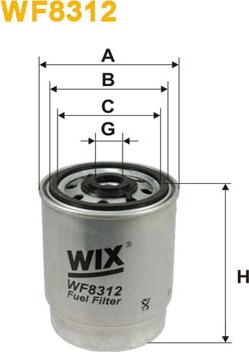 WIX Filters WF8312 - Polttoainesuodatin inparts.fi