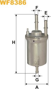 WIX Filters WF8386 - Polttoainesuodatin inparts.fi