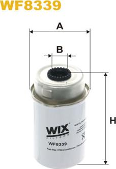 WIX Filters WF8339 - Polttoainesuodatin inparts.fi