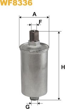 WIX Filters WF8336 - Polttoainesuodatin inparts.fi