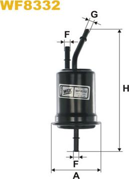 WIX Filters WF8332 - Polttoainesuodatin inparts.fi