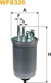 WIX Filters WF8326 - Polttoainesuodatin inparts.fi