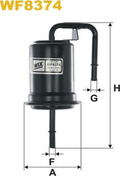 WIX Filters WF8374 - Polttoainesuodatin inparts.fi