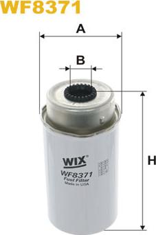 WIX Filters WF8371 - Polttoainesuodatin inparts.fi