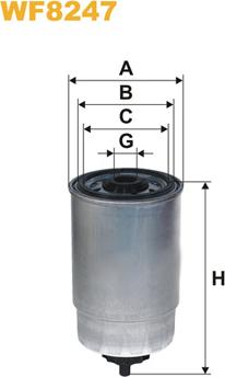 WIX Filters WF8247 - Polttoainesuodatin inparts.fi