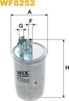 WIX Filters WF8252 - Polttoainesuodatin inparts.fi