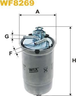 WIX Filters WF8269 - Polttoainesuodatin inparts.fi