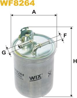 WIX Filters WF8264 - Polttoainesuodatin inparts.fi