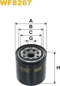 WIX Filters WF8267 - Polttoainesuodatin inparts.fi