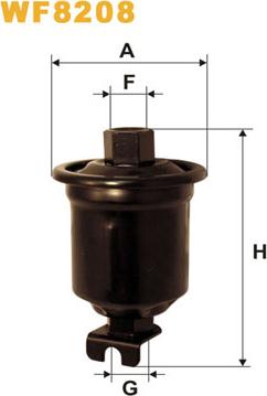 WIX Filters WF8208 - Polttoainesuodatin inparts.fi