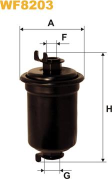 WIX Filters WF8203 - Polttoainesuodatin inparts.fi