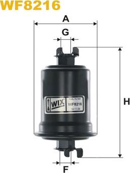 WIX Filters WF8216 - Polttoainesuodatin inparts.fi