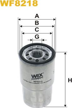 WIX Filters WF8218 - Polttoainesuodatin inparts.fi