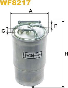 WIX Filters WF8217 - Polttoainesuodatin inparts.fi