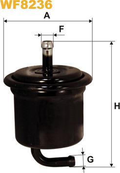 WIX Filters WF8236 - Polttoainesuodatin inparts.fi