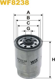 WIX Filters WF8238 - Polttoainesuodatin inparts.fi