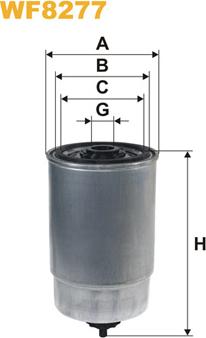 WIX Filters WF8277 - Polttoainesuodatin inparts.fi