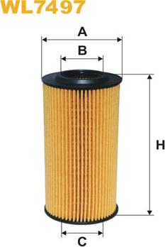 WIX Filters WL7497 - Öljynsuodatin inparts.fi