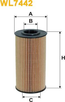 WIX Filters WL7442 - Öljynsuodatin inparts.fi