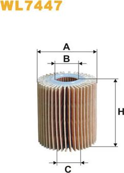 WIX Filters WL7447 - Öljynsuodatin inparts.fi