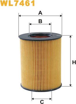 WIX Filters WL7461 - Öljynsuodatin inparts.fi