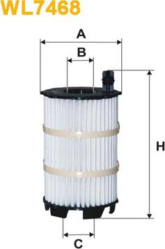 WIX Filters WL7468 - Öljynsuodatin inparts.fi