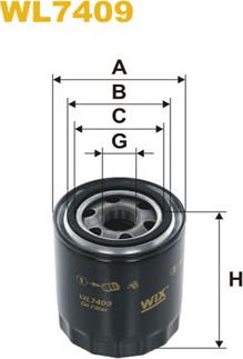 WIX Filters WL7409 - Öljynsuodatin inparts.fi