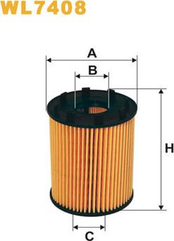 WIX Filters WL7408 - Öljynsuodatin inparts.fi