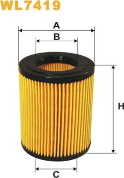 WIX Filters WL7419 - Öljynsuodatin inparts.fi