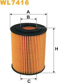 WIX Filters WL7416 - Öljynsuodatin inparts.fi