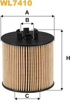 WIX Filters WL7410 - Öljynsuodatin inparts.fi