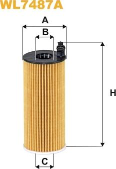 WIX Filters WL7487A - Öljynsuodatin inparts.fi